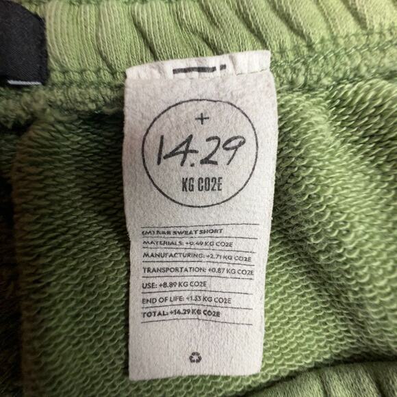 Allbirds Green Sweat Shorts Men’s Large Sustainable Athleisure Lounge Wear - Picture 5 of 6